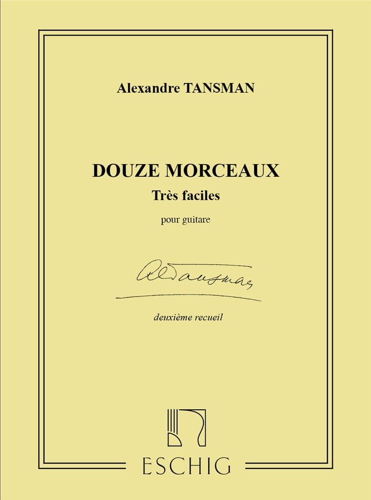 12 Morceaux Tres Faciles N 2 Guitare